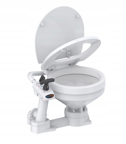 TOALETA JACHTOWA KAMPER Z POMPKĄ RĘCZNĄ