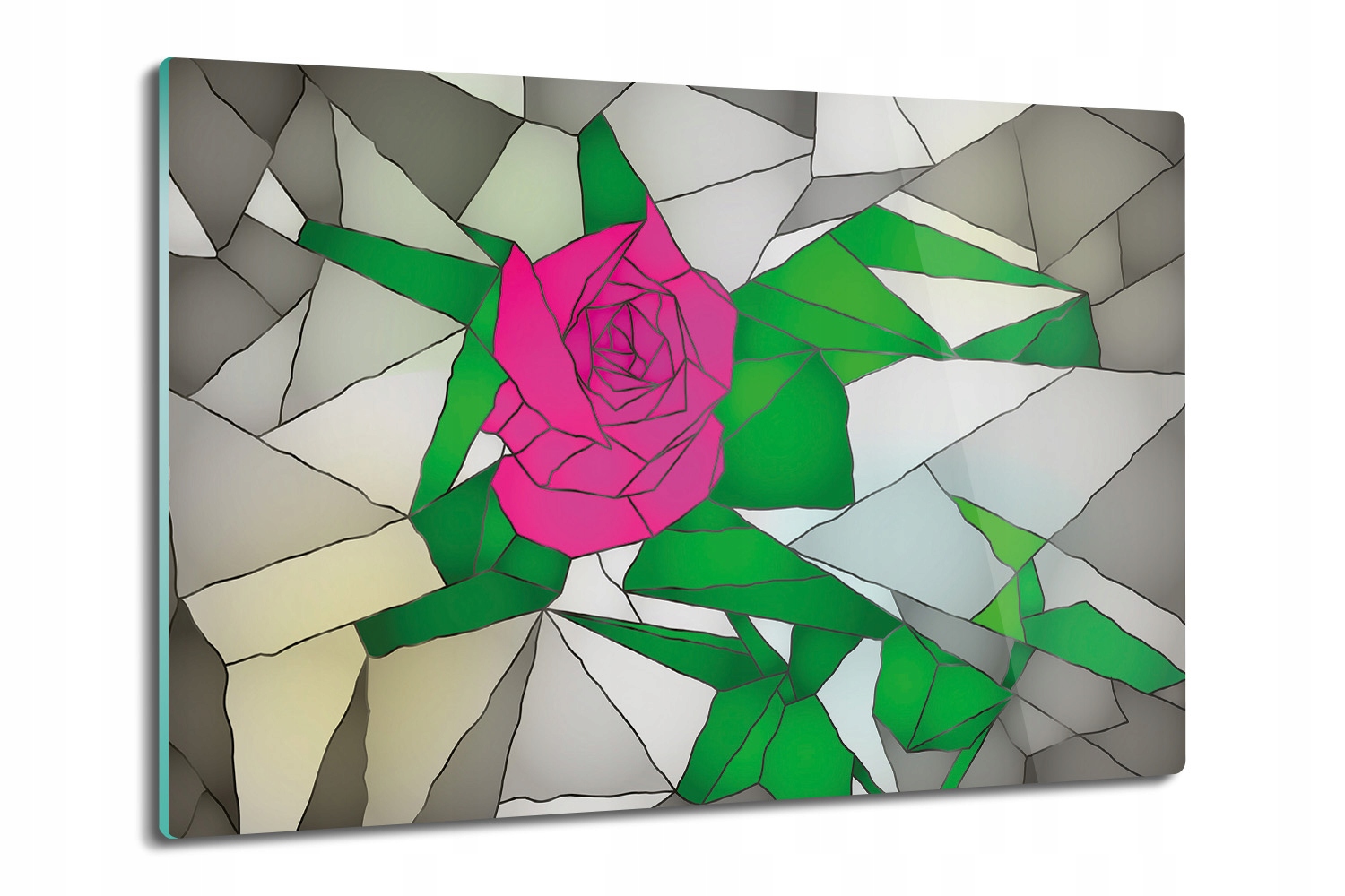 

kuchenna deska na blat kuchenny Mozaika róża 80x52