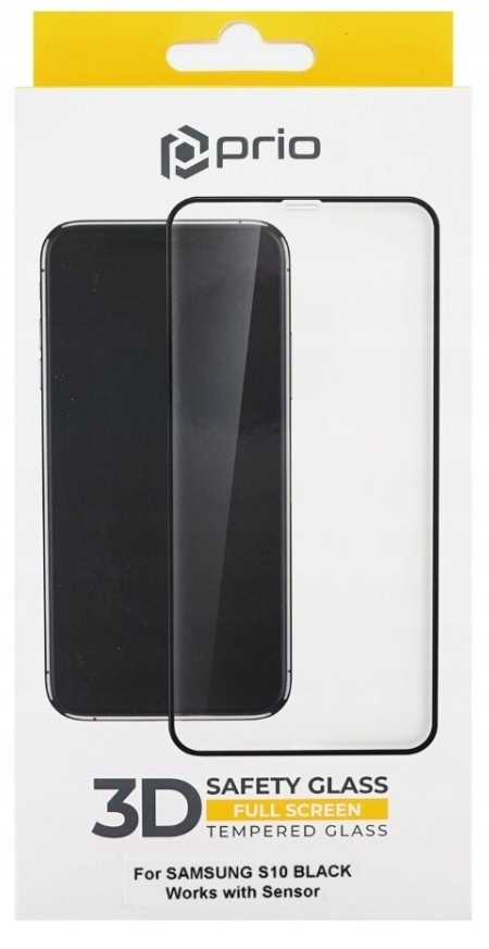 10 x Tvrzené Sklo Na 3D Displej pro Samsung S10