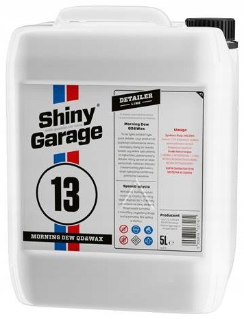 SHINY GARAGE MORNING DEW DETAILER Z WOSKIEM 5L