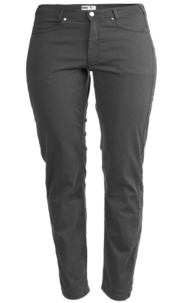 Studio Clothing Šedé Kalhoty Rovné Nohavice Bavlna Regular SCGA1 54