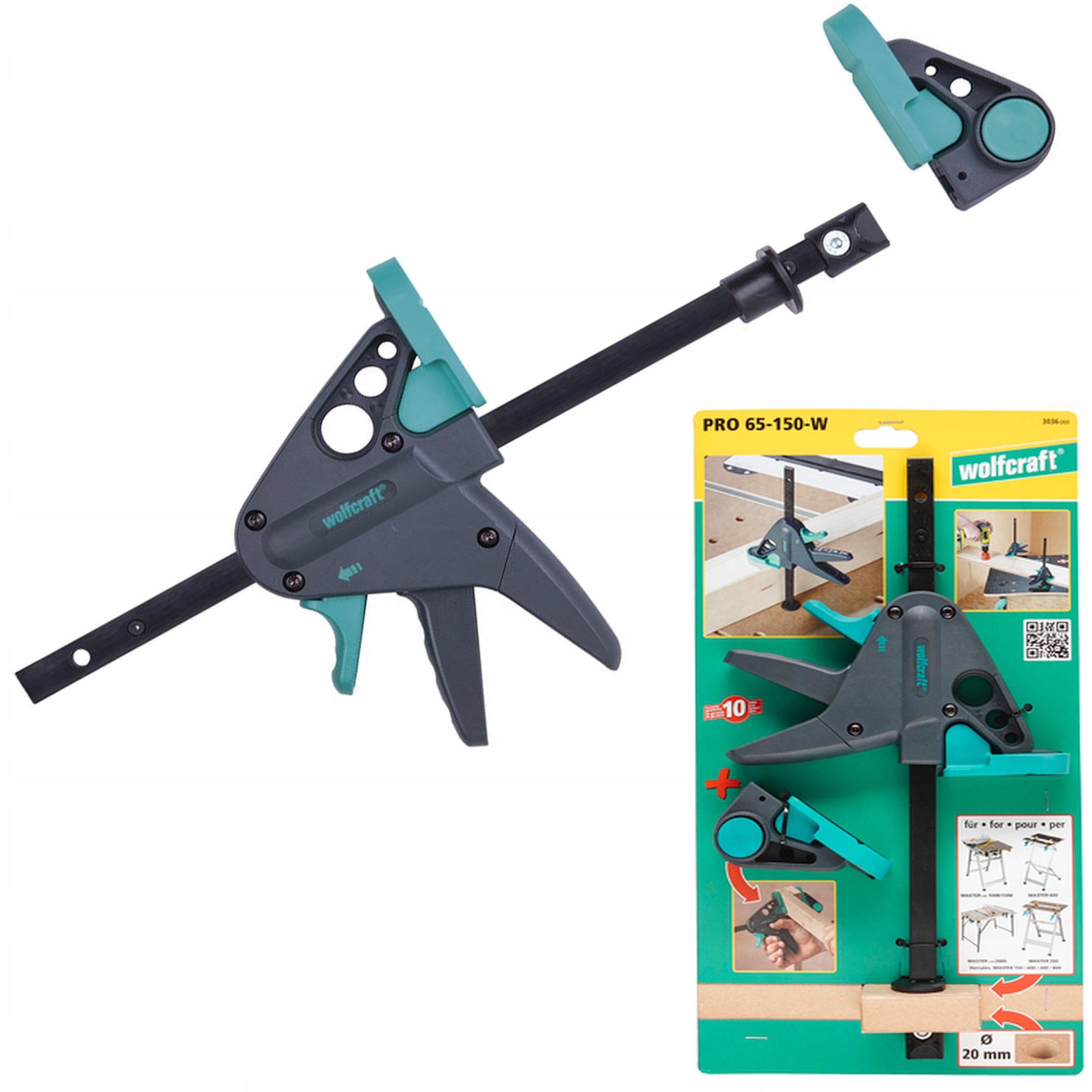 

Wolfcraft Ścisk do stołów płaszczyznowy 3036000