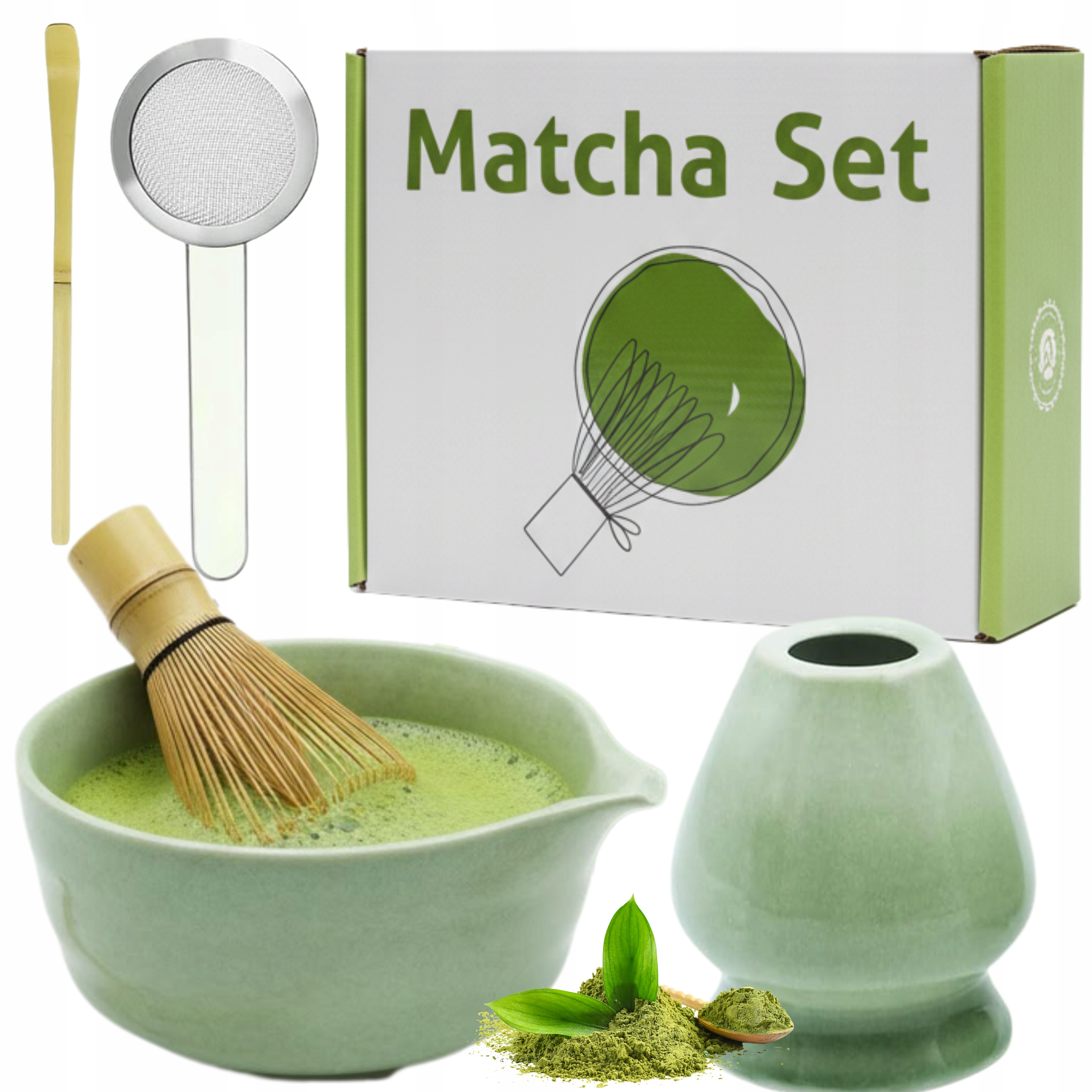 Levně Startovací Sada pro Matchu 6v1 Matcha Obřadní Dárek k Valentýnu