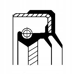 CORTECO 01027965b полуосевой герметик