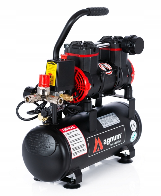 Magnum Bezolejový Kompresor JWS-A09 9 L 8 Bar Tichý Bez Oleja