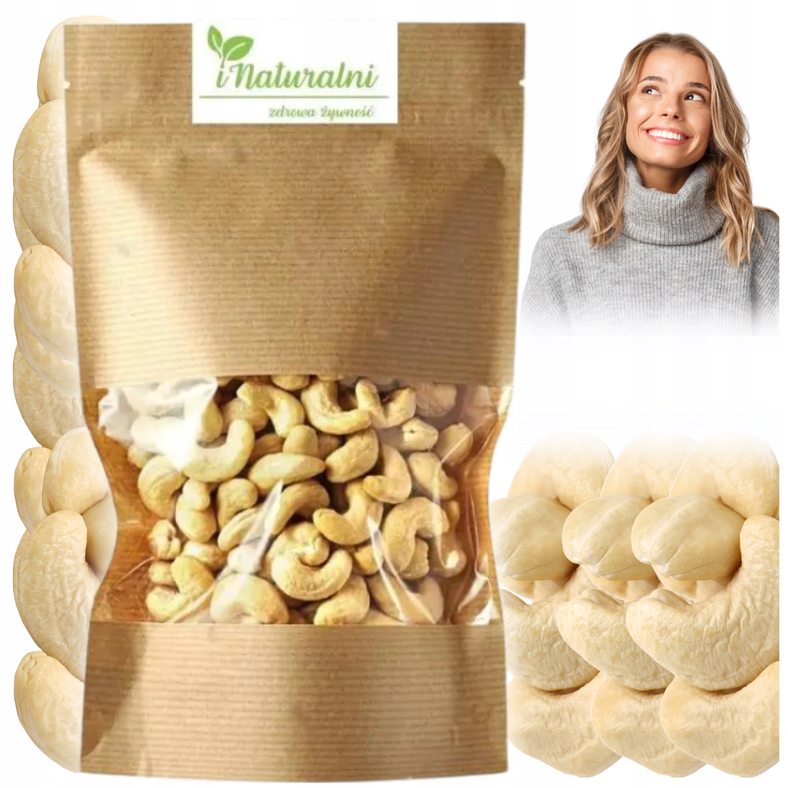 Kešu Ořechy 2 kg Kešu Ořechy Celé Kešu ořechy přírodní, velké, bohaté na bílkoviny
