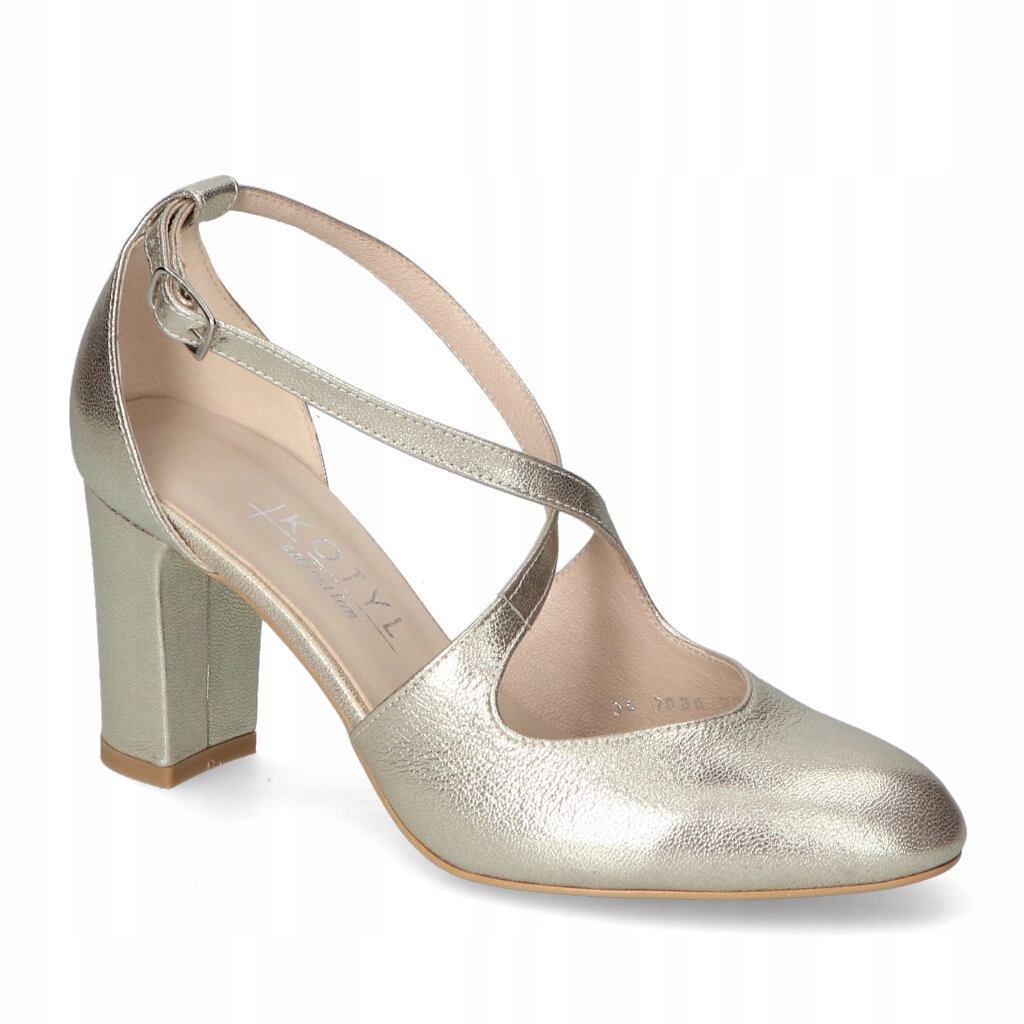 Boty Kotyl na Sloupku 7080 Zlaté lico 38