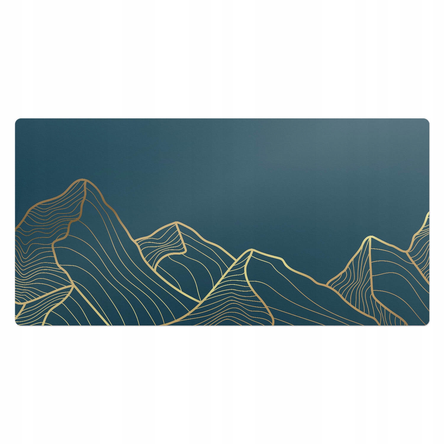 Vinylová podložka na psací stůl Umělecké tvary horských linií 100x50 cm