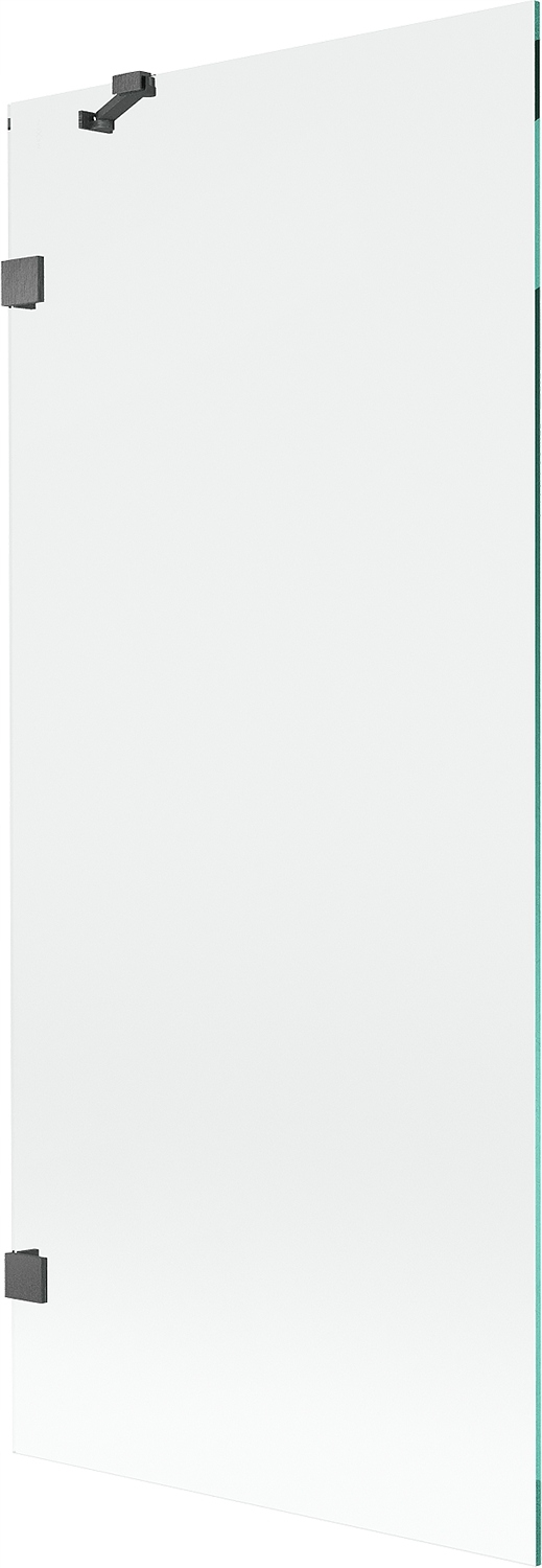 Mexen Lunar vanová zástěna 1-křídlová 80 x 150 cm, transparentní, gun šedý