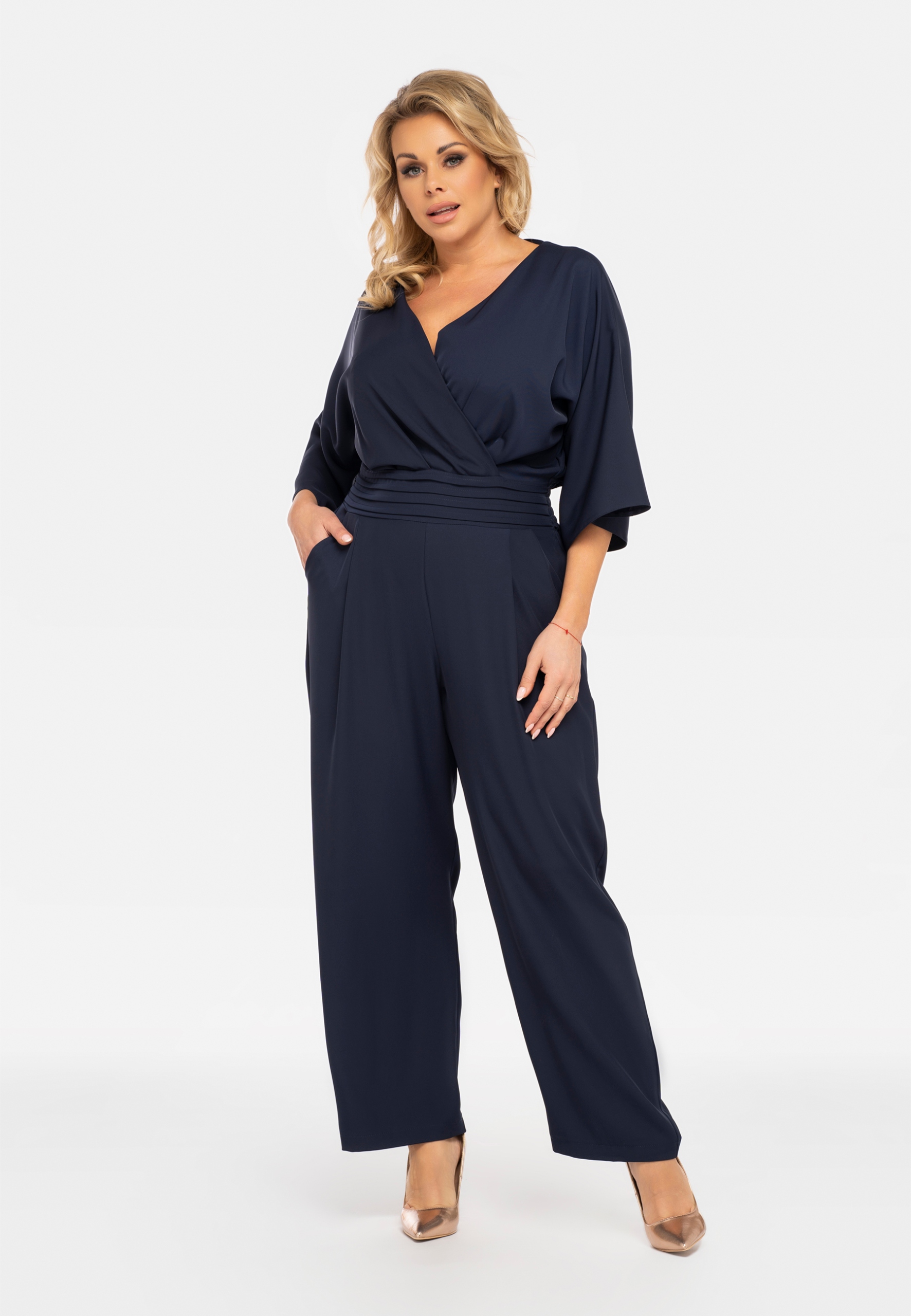 Kombinezon EWITA elegancki granat 50/52 Marka Karko