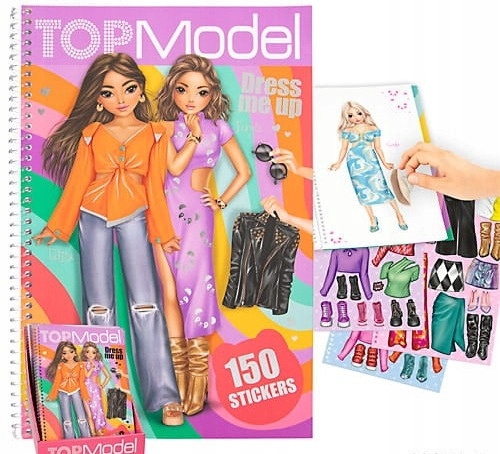 

Top Model Szkicownik Dress Me Up Big 150 Naklejek