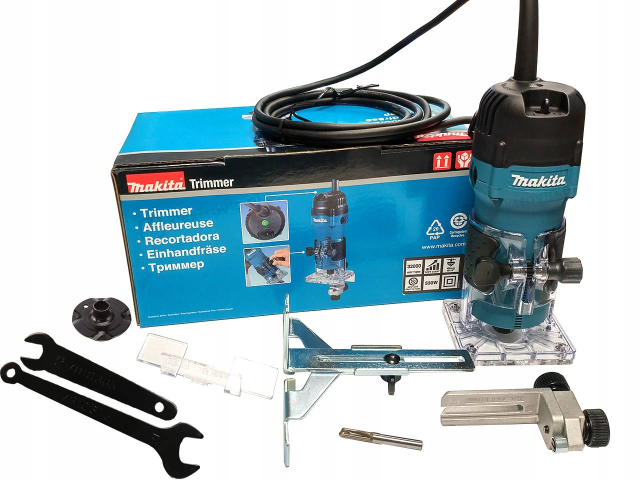 

Makita 3711 Frezarka Krawędziowa Soft Start 530W
