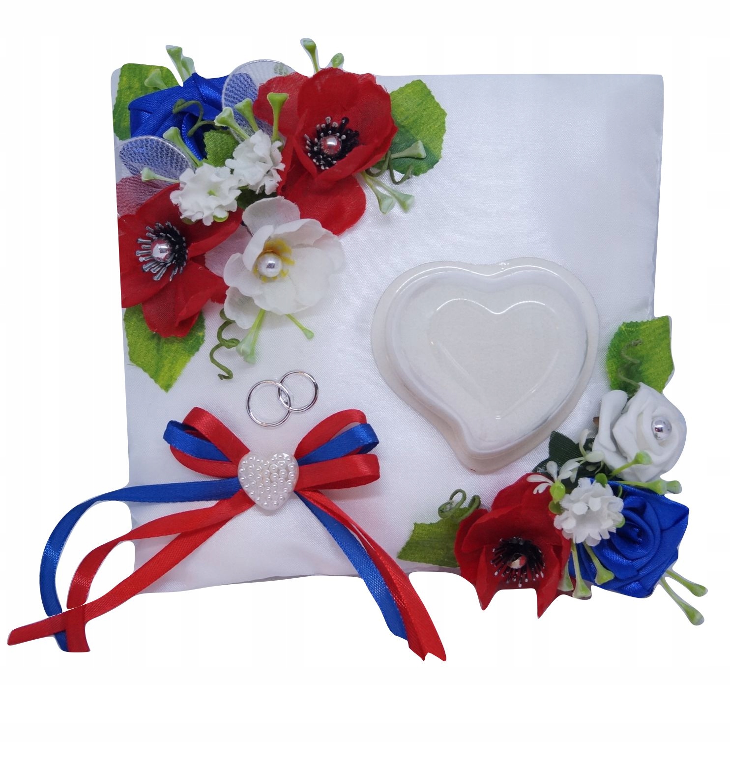 Poduszka PODUSZECZKA Na OBRĄCZKi ŚLUB Dodatek Folk