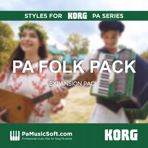 KORG Pa5x Style Expansion Pack: PA Folk Pack (5 Styles, KBD Sets, Pads)