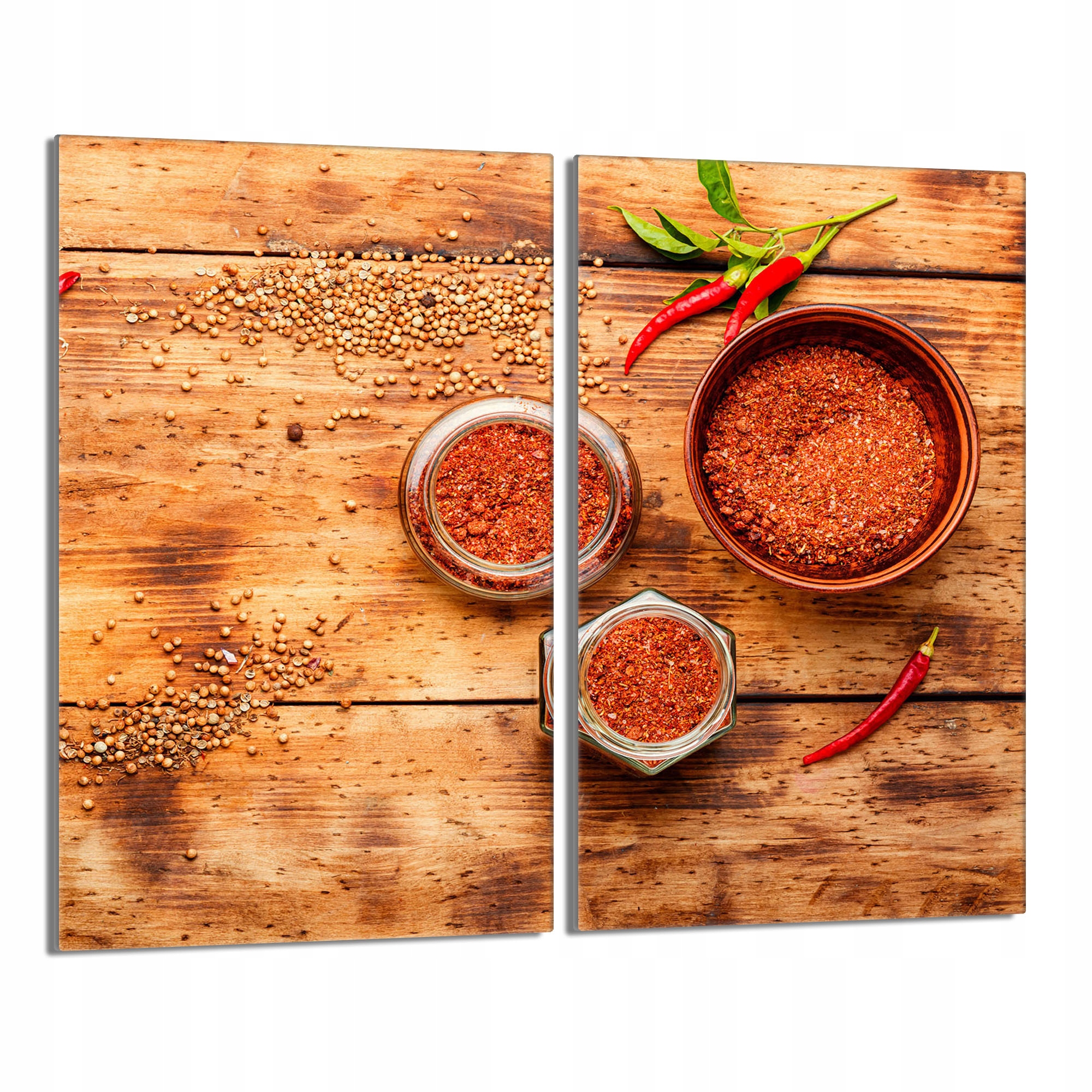 Skleněná ochranná deska na sporák 2x30x52 Chilli Do Kuchyně