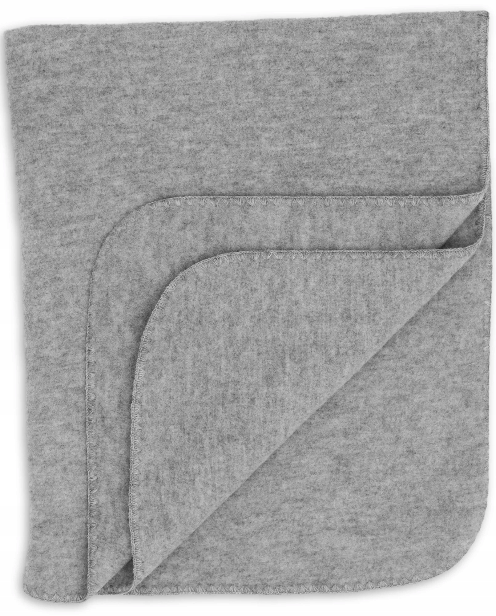 Kocyk niemowlęcy light grey melange Szary One size Engel Natur
