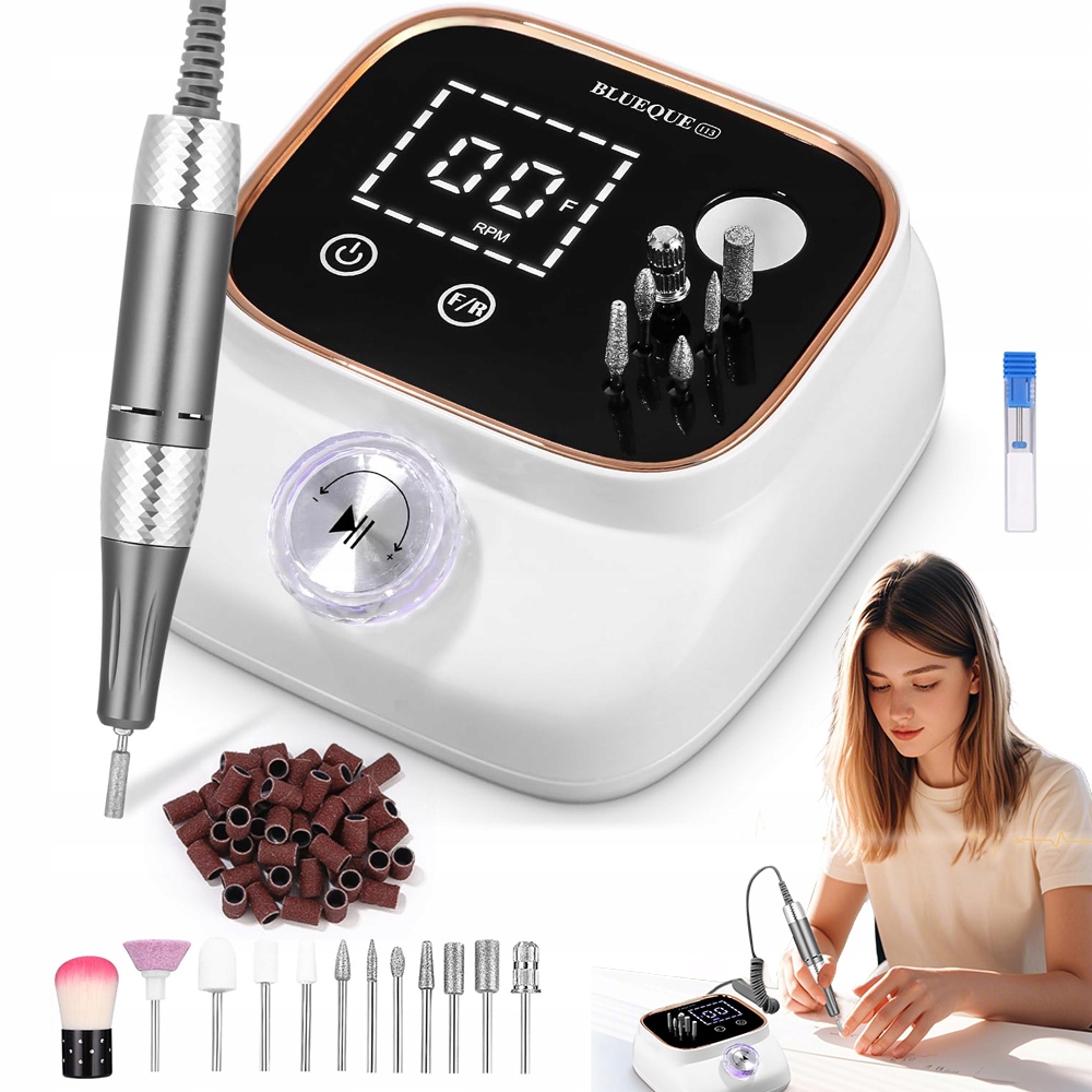 Profesionální Elektrický Bruska Na Nehty S Pamětí 11 Hrotů