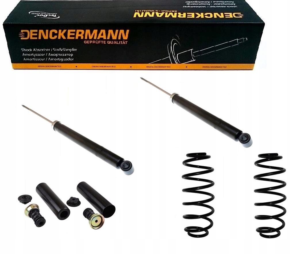 Tlumiče Krytu Odrazů Pružiny Toyota Yaris I 1999-2006 Zadní Sada