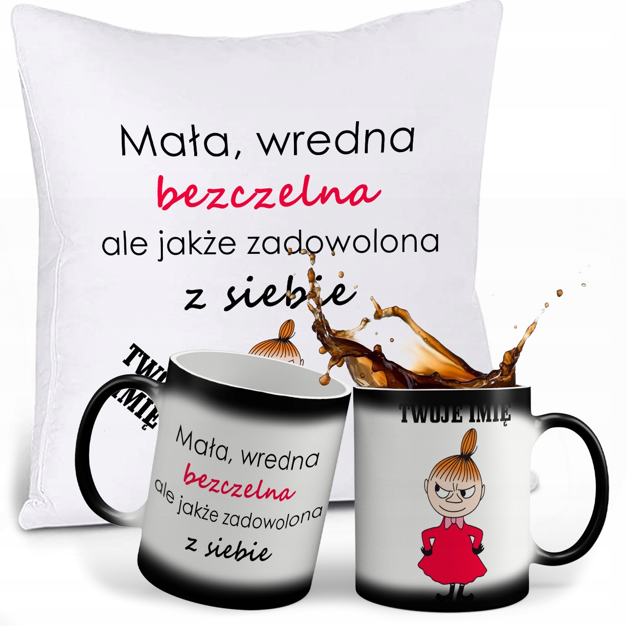 

Zestaw Mała MI Magiczny Kubek Poduszka