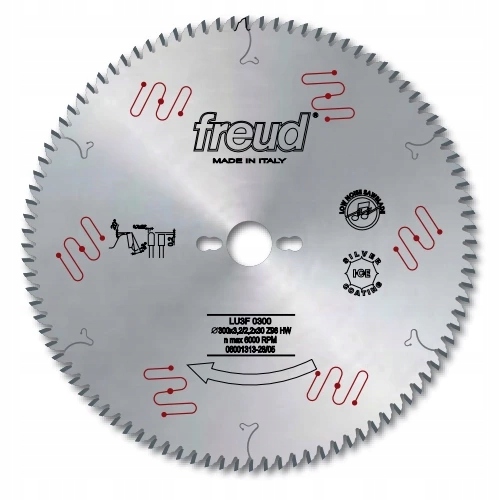 Piła 250X30 80Z Do Cięcia Płyty Mdf Laminatu Bez Podcinaka Freud LU3F 0200