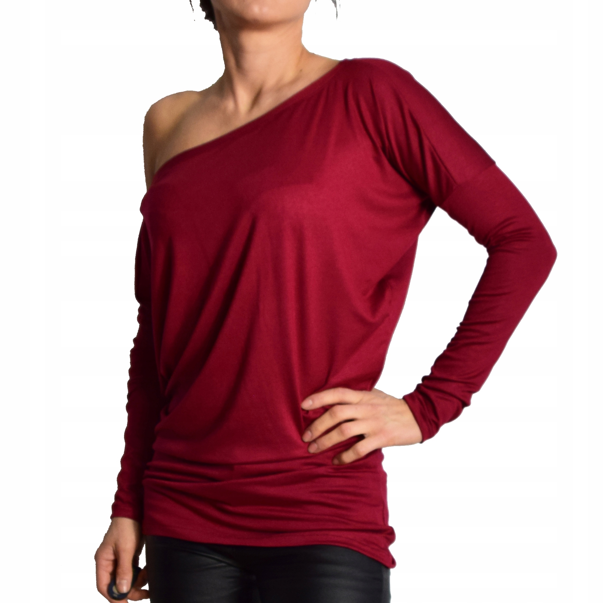 

Kat bluzka bordowa ramiona Collibri 963 XL/2XL