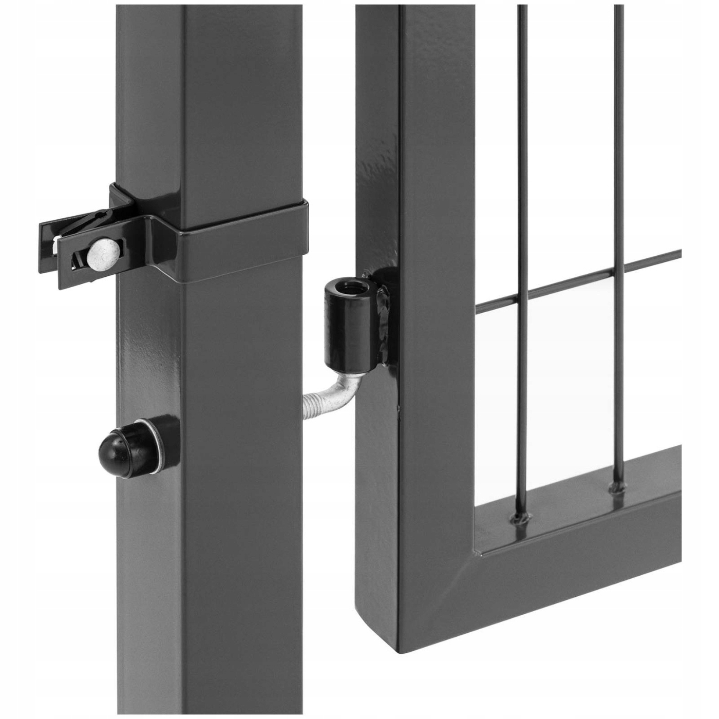 FURTKA BRAMKA OGRODOWA AŻUROWA METALOWA KLUCZE Marka Wiesenfield