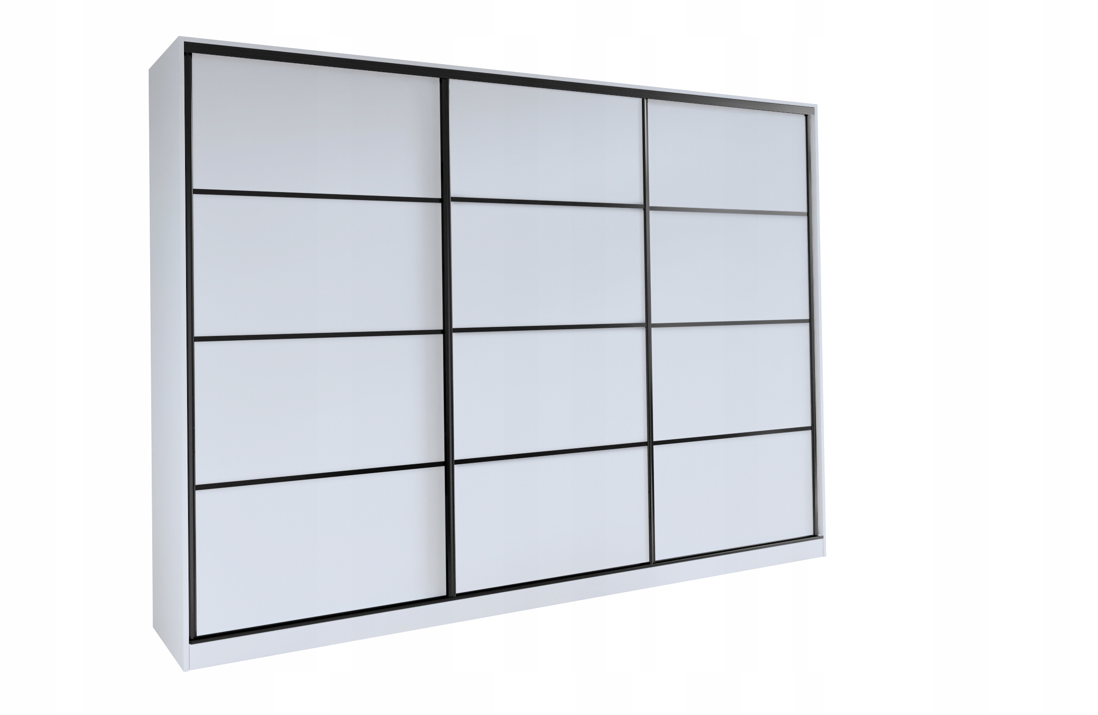 Szafa przesuwna z szufladami 250cm dąb lefkas LOFT Kolekcja Loft