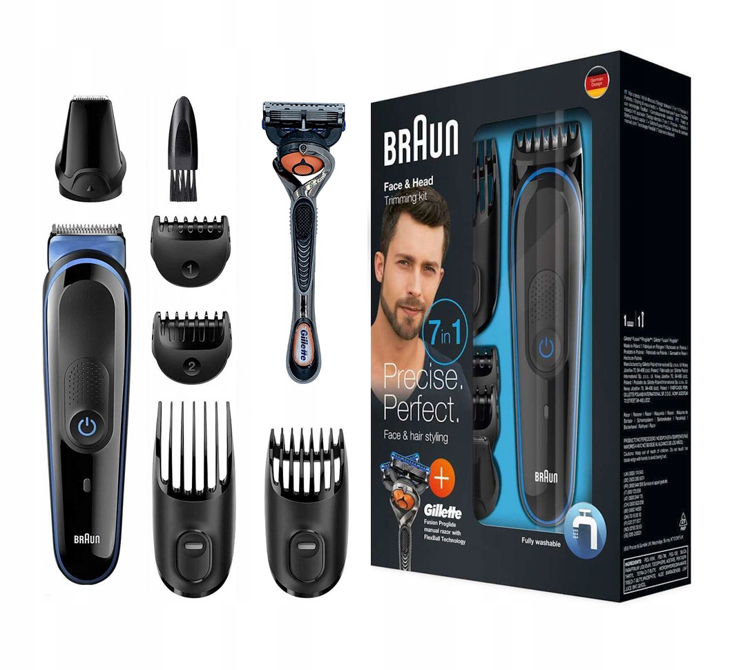

Maszynka Do Włosów Braun Mgk 3045 Trymer Brody 7w1