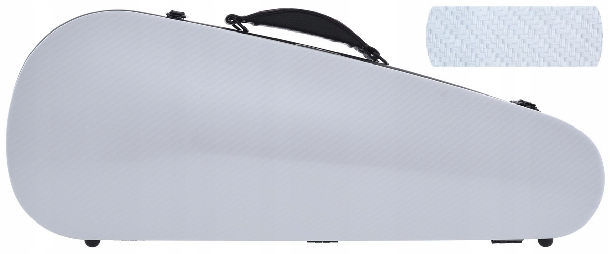 Kompozitní houslové pouzdro pro housle 4/4 SlimFlight M-case Stříbrný Spec