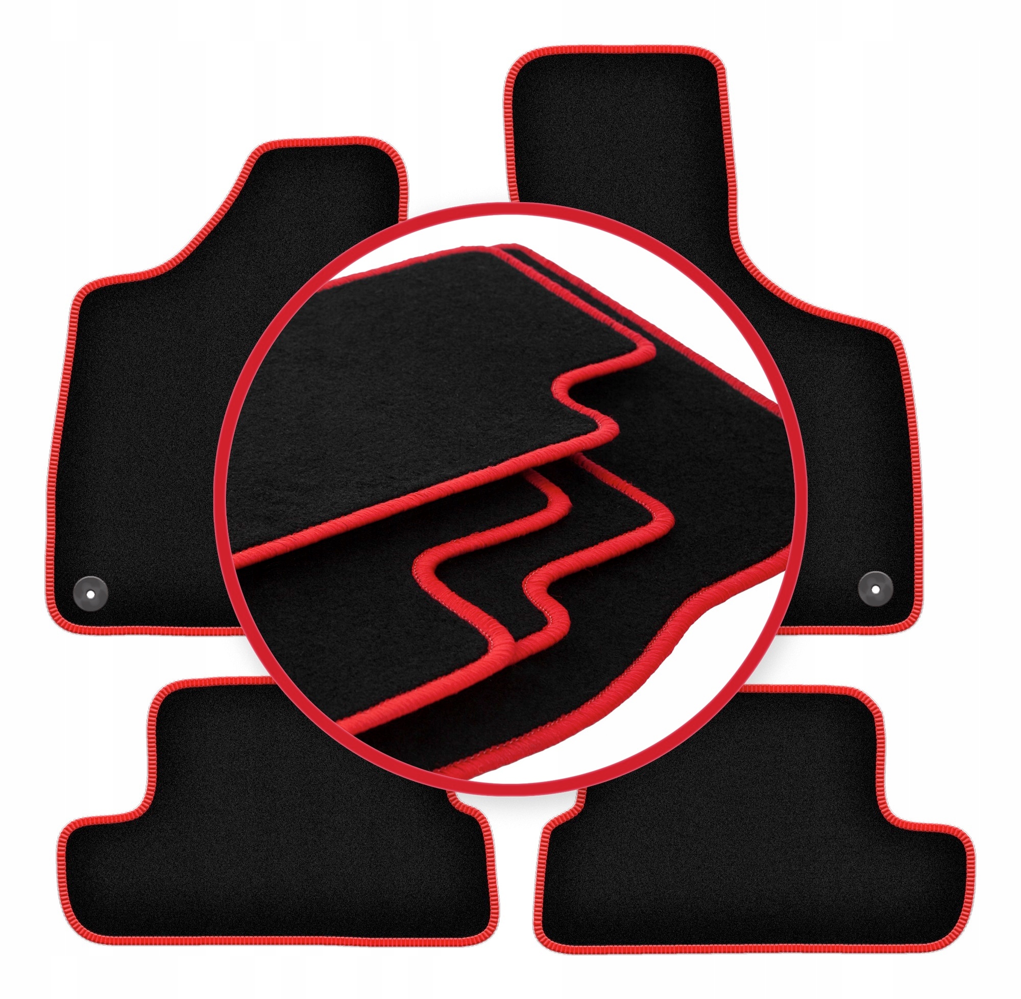 Automobilové velurové koberce Lux pro Audi Tt II 8J kabriolet, roadster, coupe