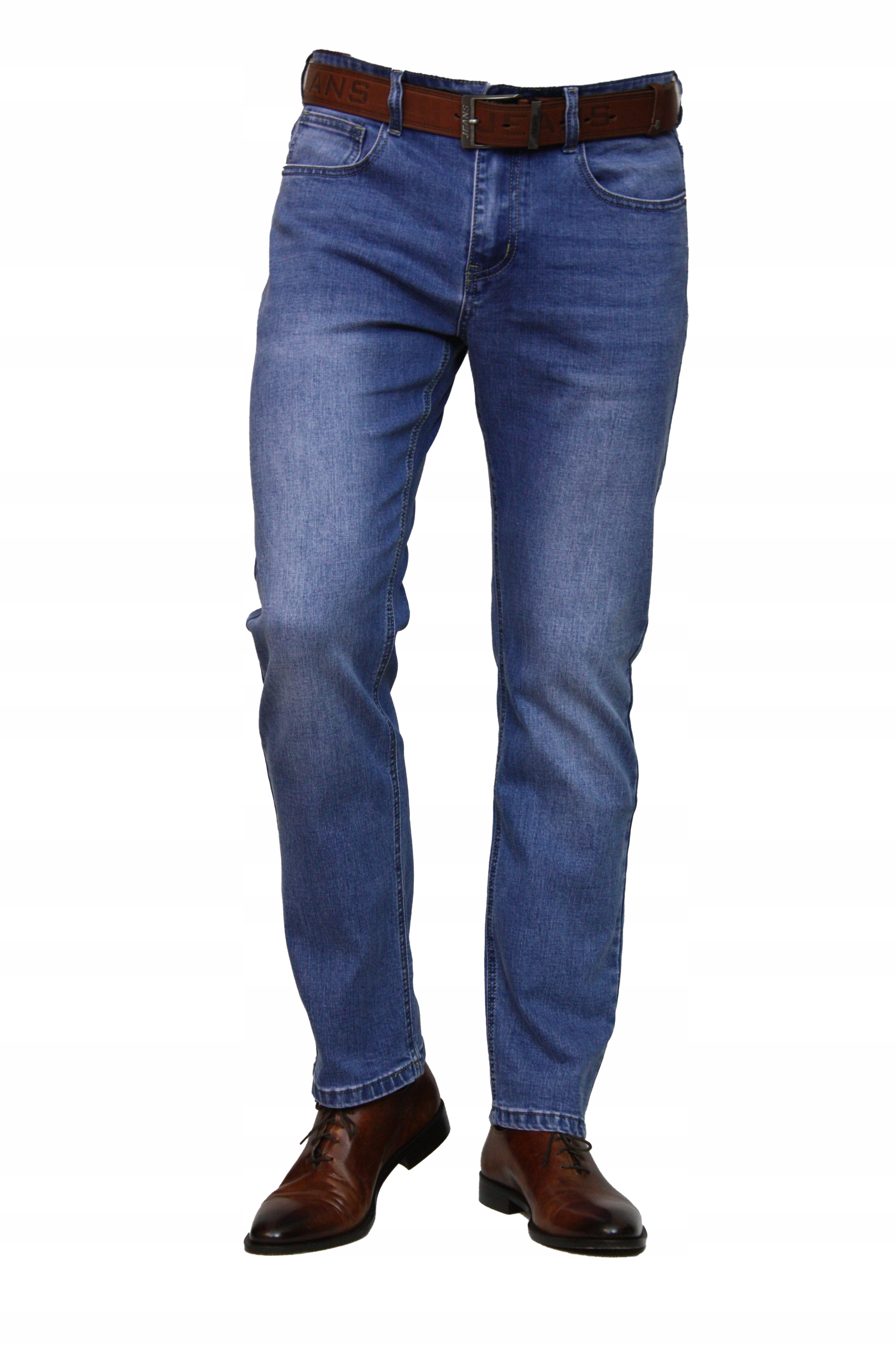 Pánské Kalhoty Jeans Regular (modré) W44 L32, obvod pasu 118-120 cm