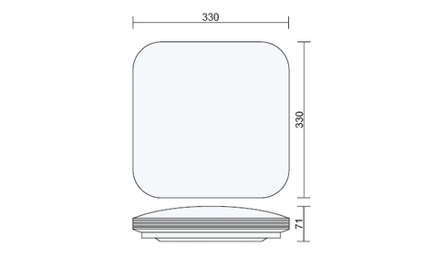 PLAFON LAMPA OPRAWA ADIS LED 28W 4200K IP44 IDEUS STRUHM Rodzaj gwintu zintegrowane źródło LED