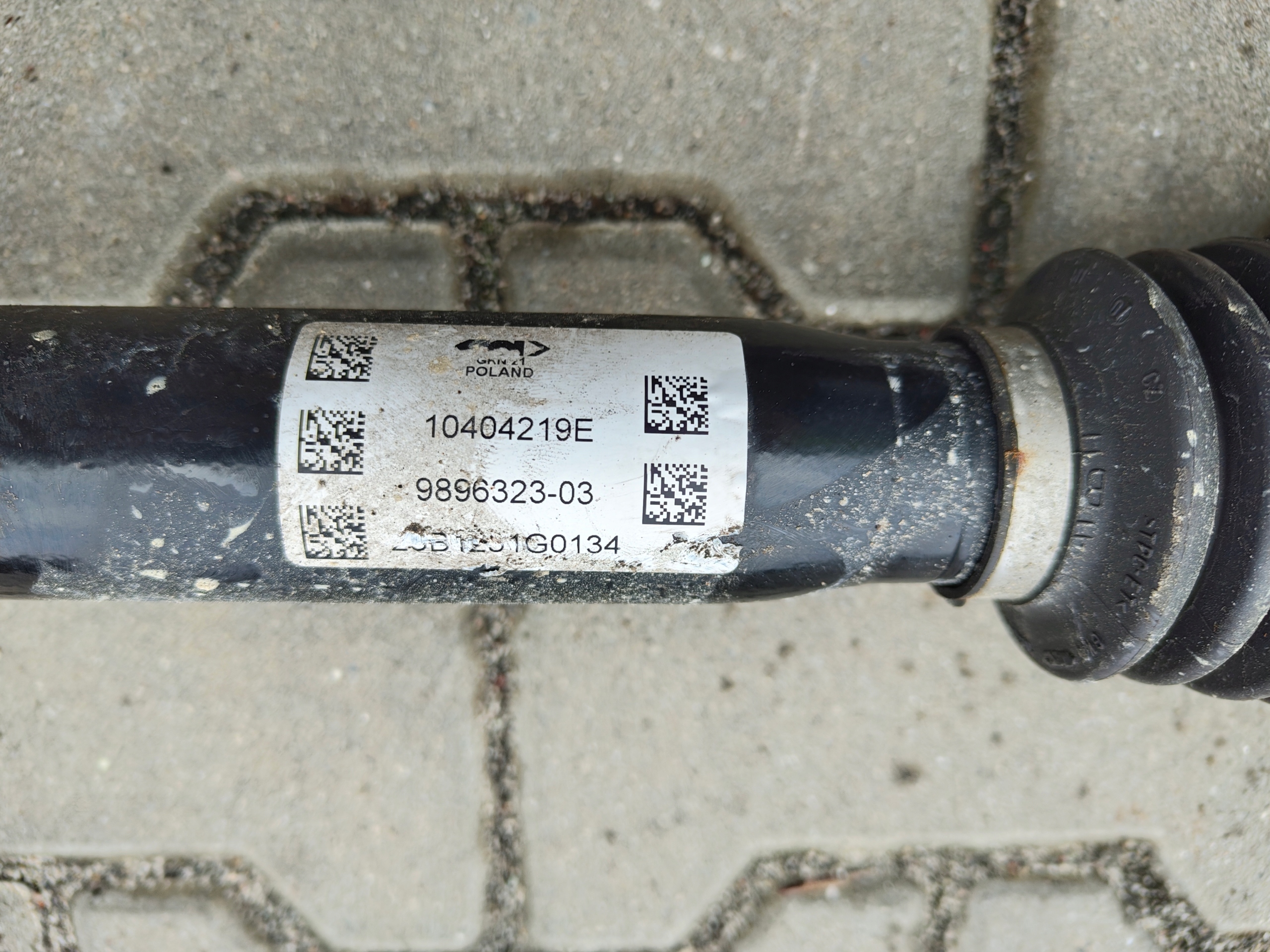 BMW Z4 G29 semi-axis rear part right left 9896324 9896323