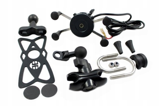 ДЕРЖАТЕЛЬ ТЕЛЕФОНА С КРЕПЛЕНИЕМ RAM И USB-ЗАРЯДНЫМ УСТРОЙСТВОМ