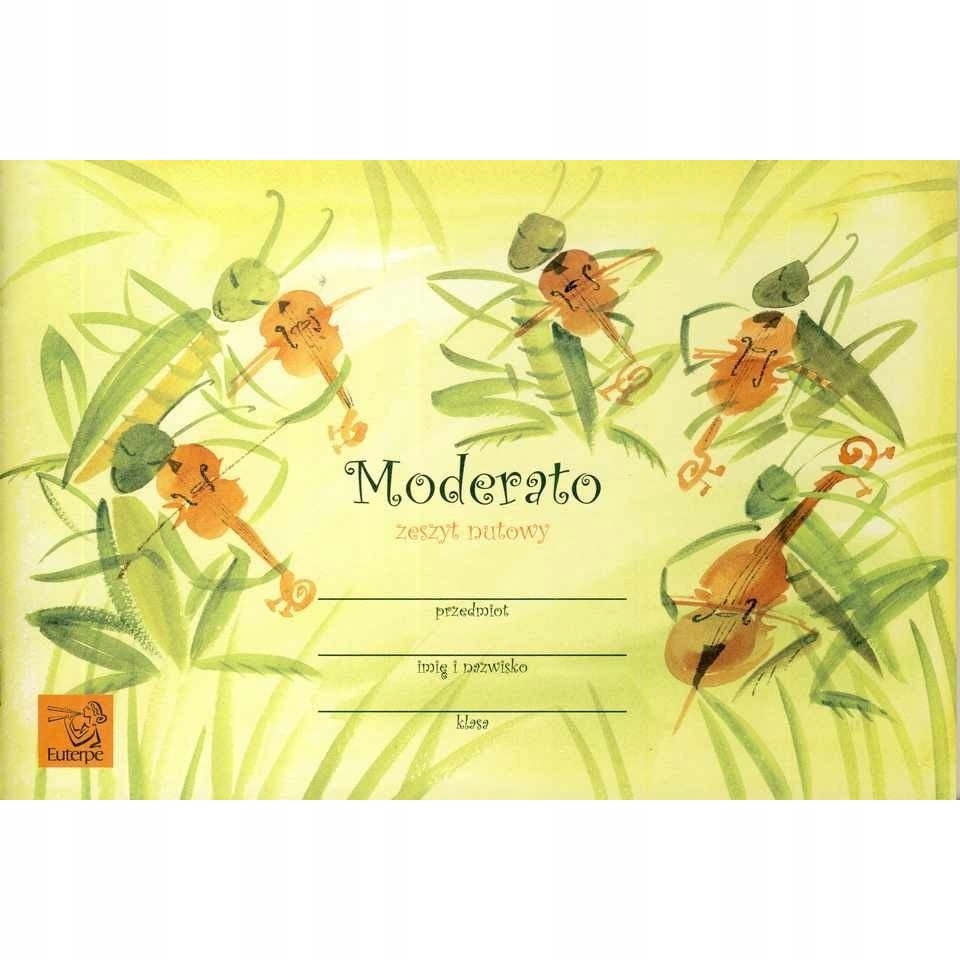 

Zeszyt nutowy Moderato