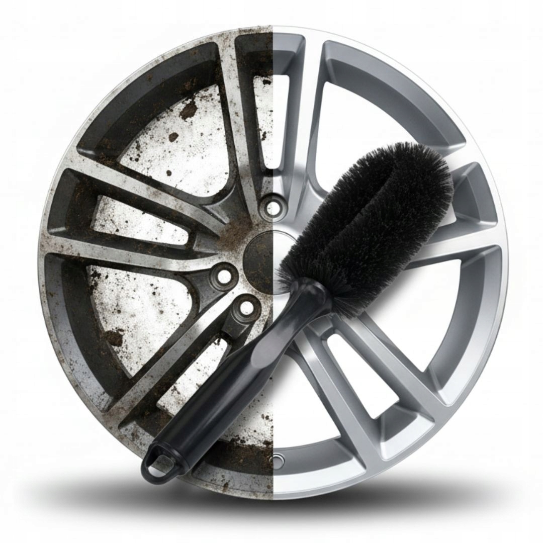Szczotka Do Mycia Czyszczenia Felg Kół Kołpaków Myjka Elastyczna Sztos