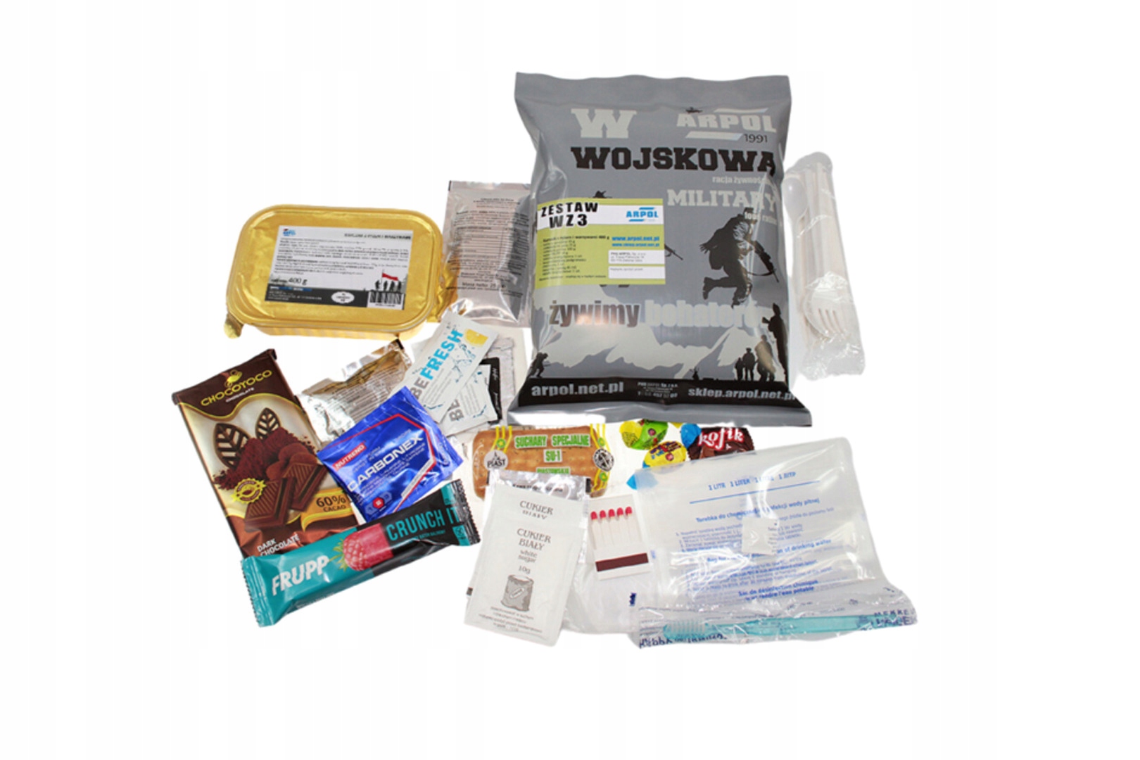 Potravinová dávka Wz 3 kuřecí rýže zelenina armáda