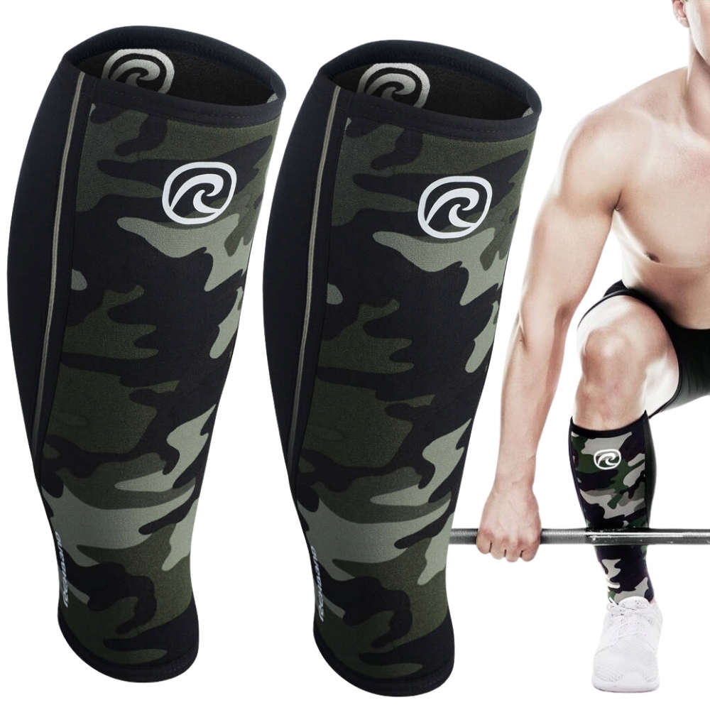 Neoprenowe ochraniacze na piszczele Rehband Rx Camo Zestaw 2 szt. S