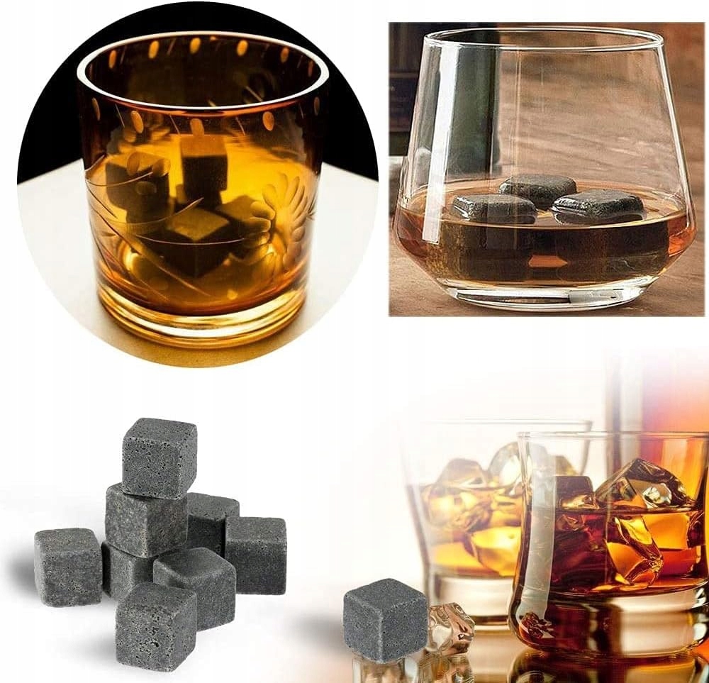 Kameny Na Whisky 9 Ks Chladicí Sada S Váčkem Pro Více Použití