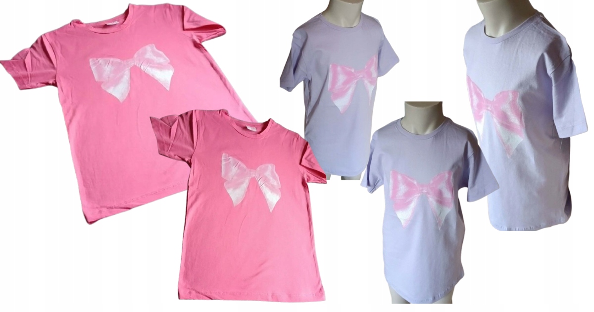 Bluzka t shirt dla dziewczynki bawełniana koszulka krótki rękaw