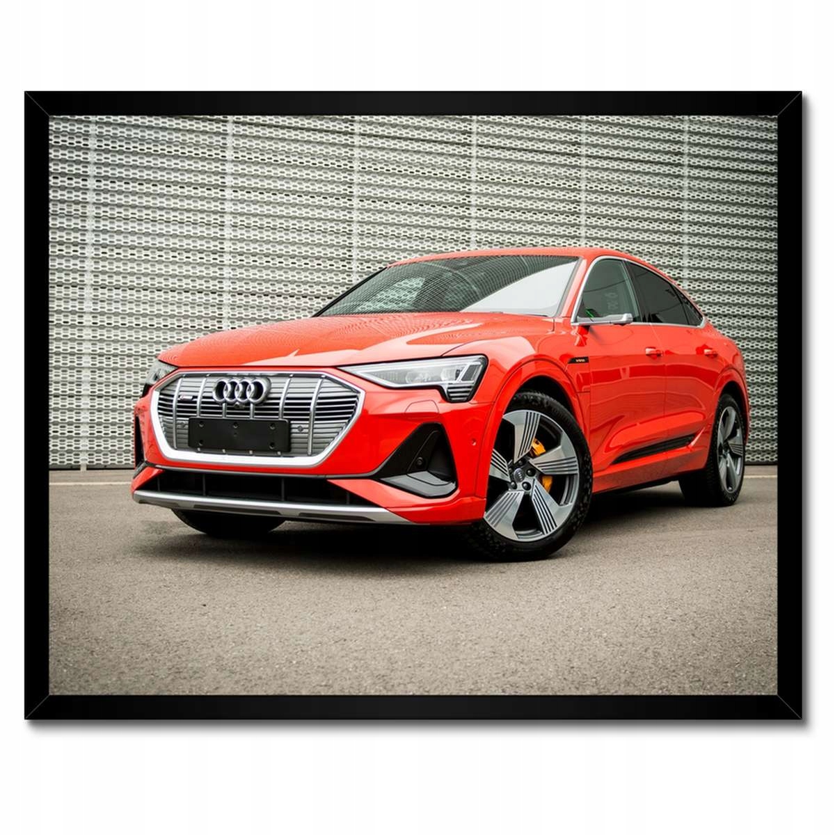 Plakáty v rámu 50x40 Červené Audi e-tron