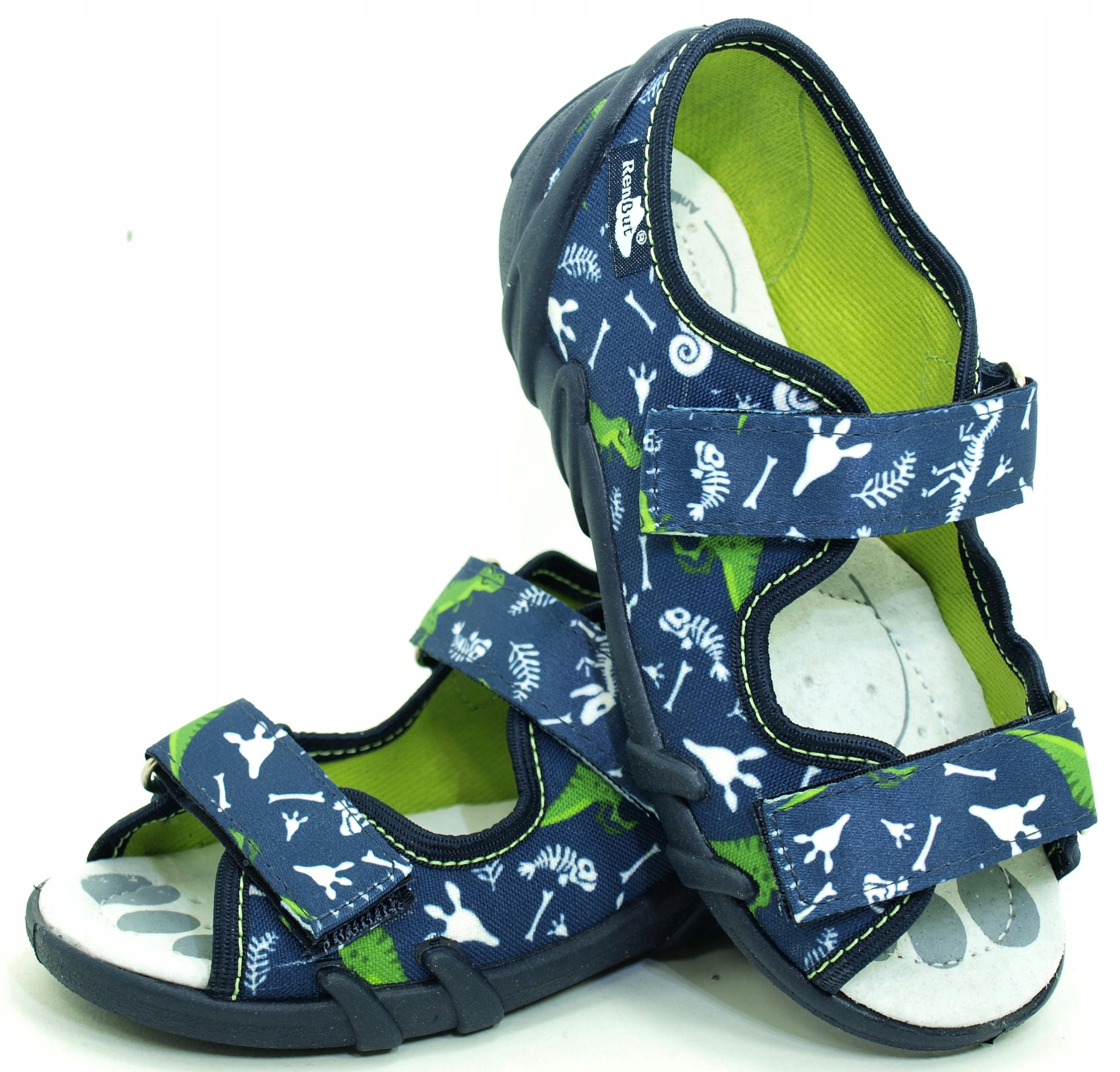27 RENBUT 33-378 KAPCIE sandały dinozaury 17,8 cm