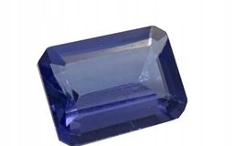 TANZANIT NATURALN ОКТАГОН ОГРАНКА ИЗУМРУДНО-5X3