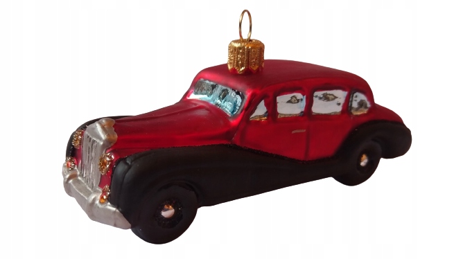 

Bombki Choinkowe Szklane Auto limuzyna retro 11cm
