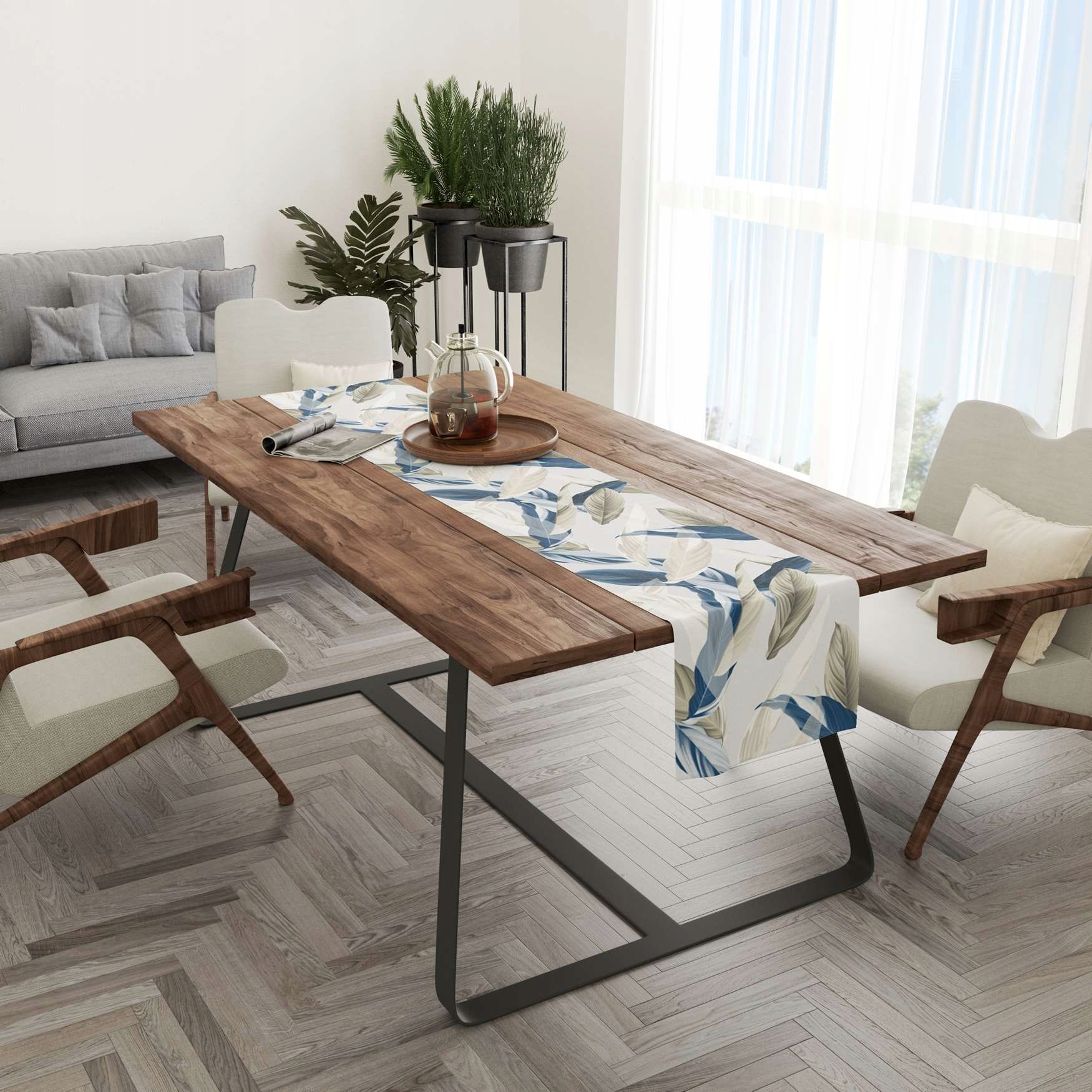 BIEŻNIK OBRUS NA STÓŁ MATOWY GŁADKI 40x140 052 Materiał wykonania poliester