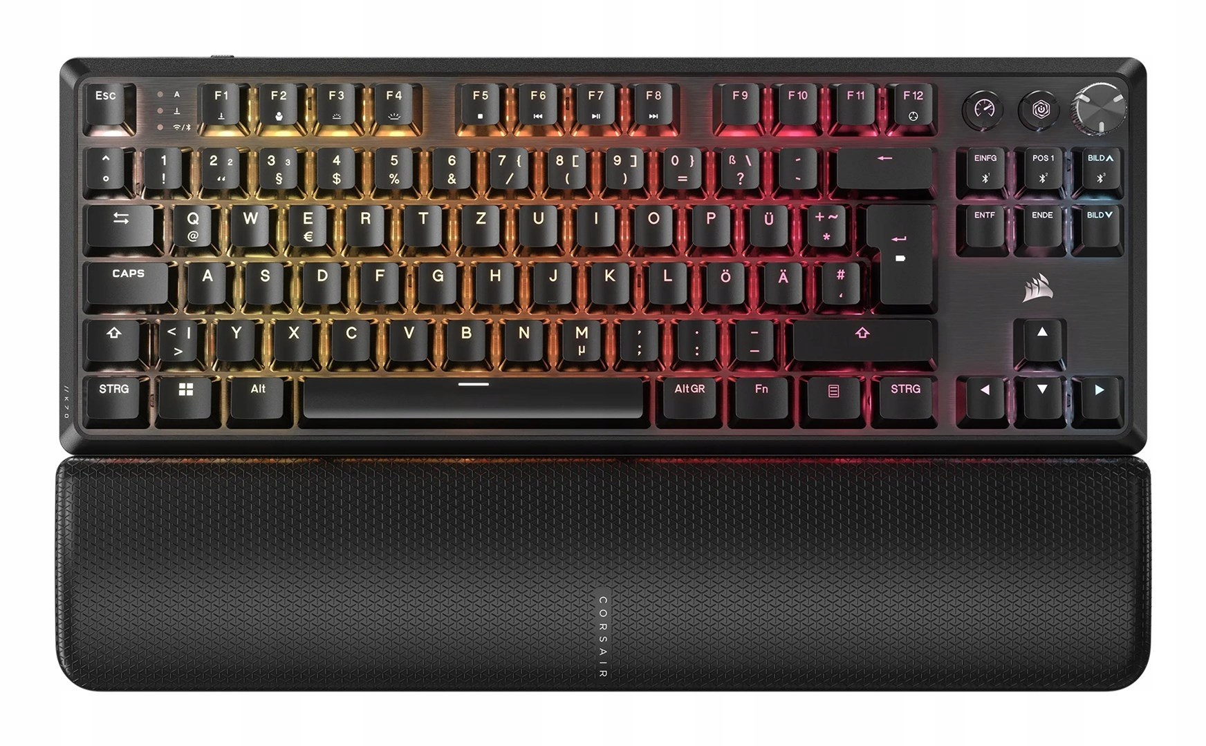 Corsair Klawiatura CORSAIR Tas K70 Core TKL Bezprzewodowa dioda LED RGB