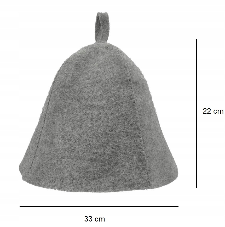 CZAPKA DO SAUNY BANI OCHRONNA FILCOWA FILC GRUBA DZWON UNIWERSALNA Typ sauny fińska