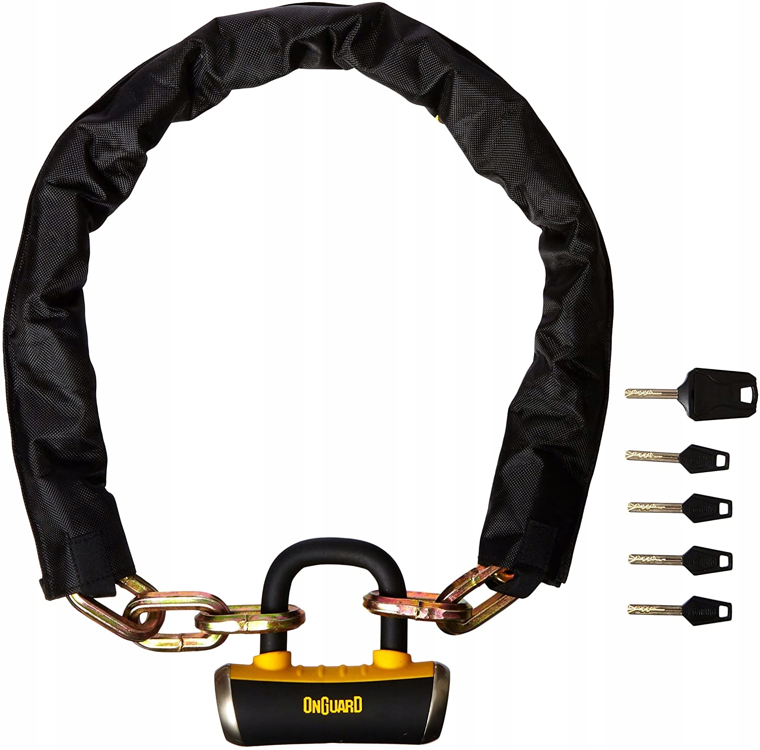 Zapięcie rowerowe Onguard 8019 łańcuch 110cm x10mm