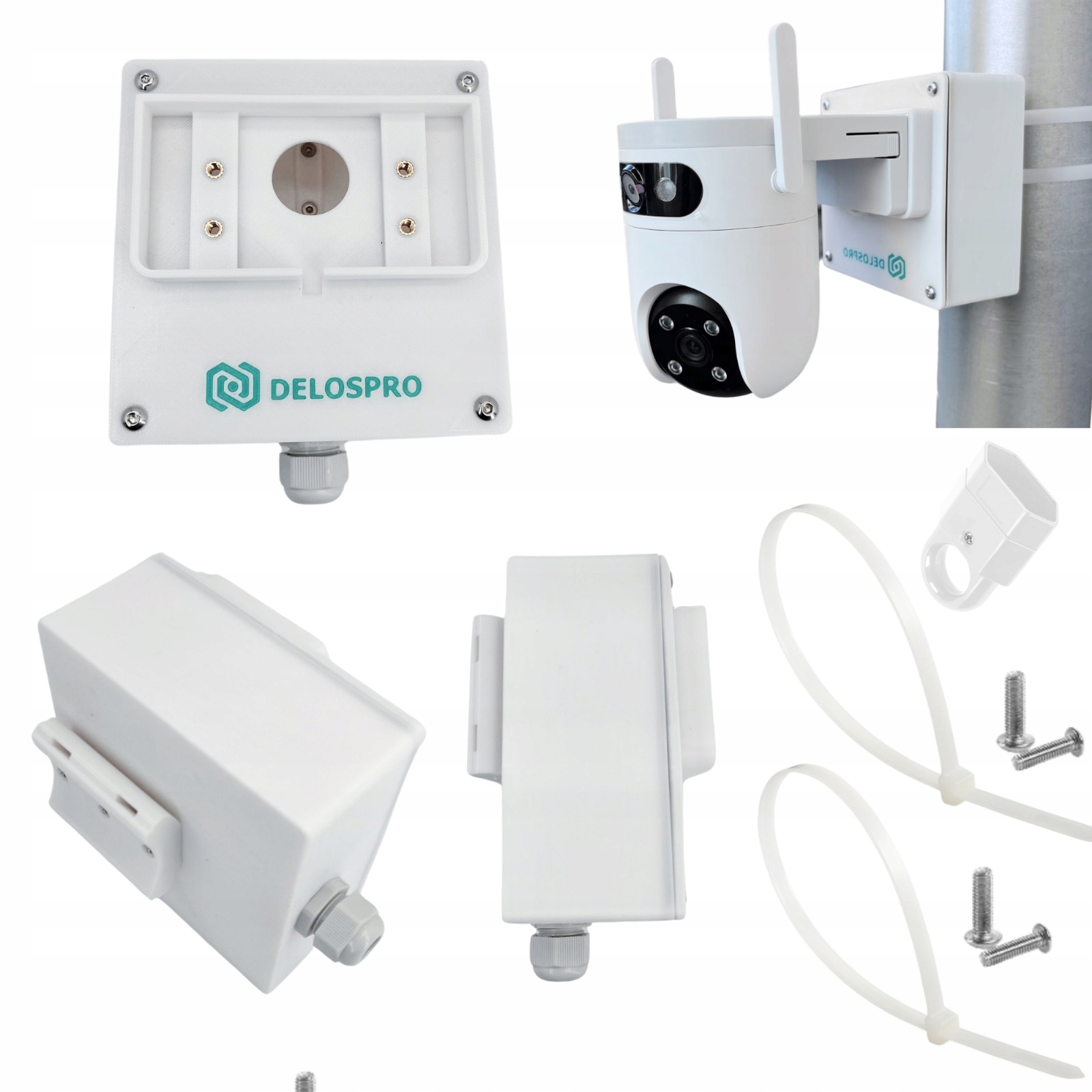 Bezinwazyjna Puszka Z Uszczelką Do Ezviz H9C Dual Lens 3MP+3MP 2K WiFi