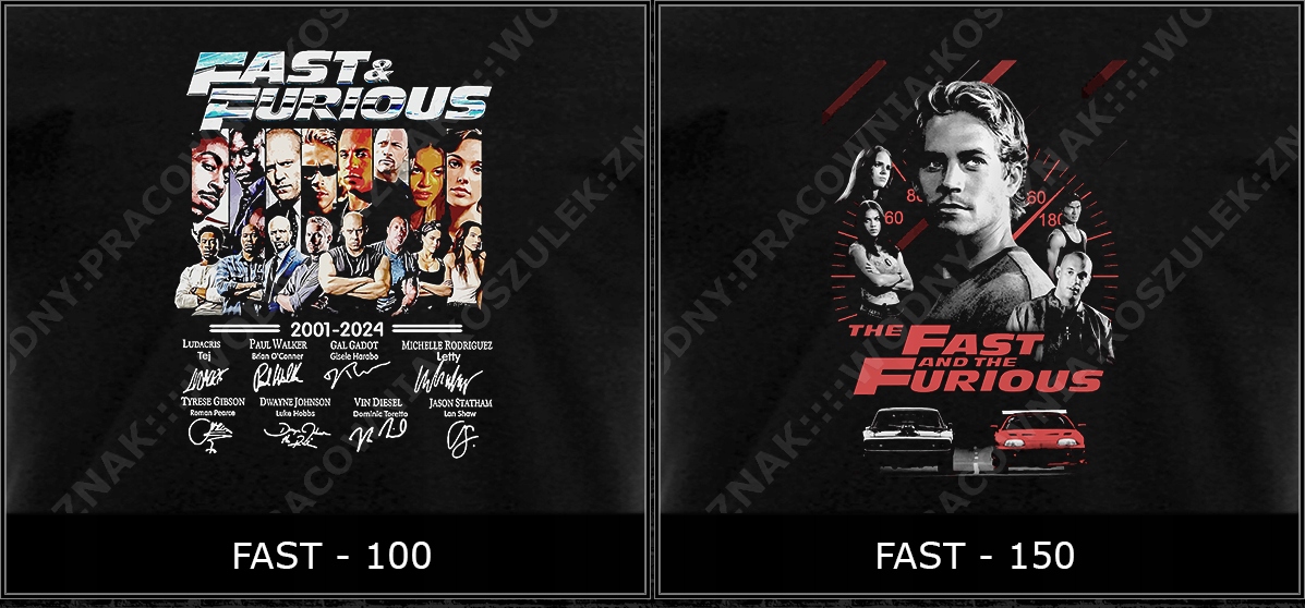 koszulka fast & and furious fate auto moto tokyo drift 7 9 10 11 1 WZORY!!! Rozmiar M